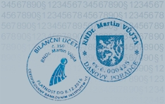 Razítka - RNDr. Martin Vůjta (daňový poradce), bilanční účetní